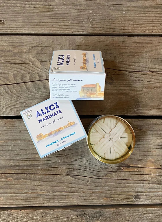 Alici Marinate in Latta da 350 gr