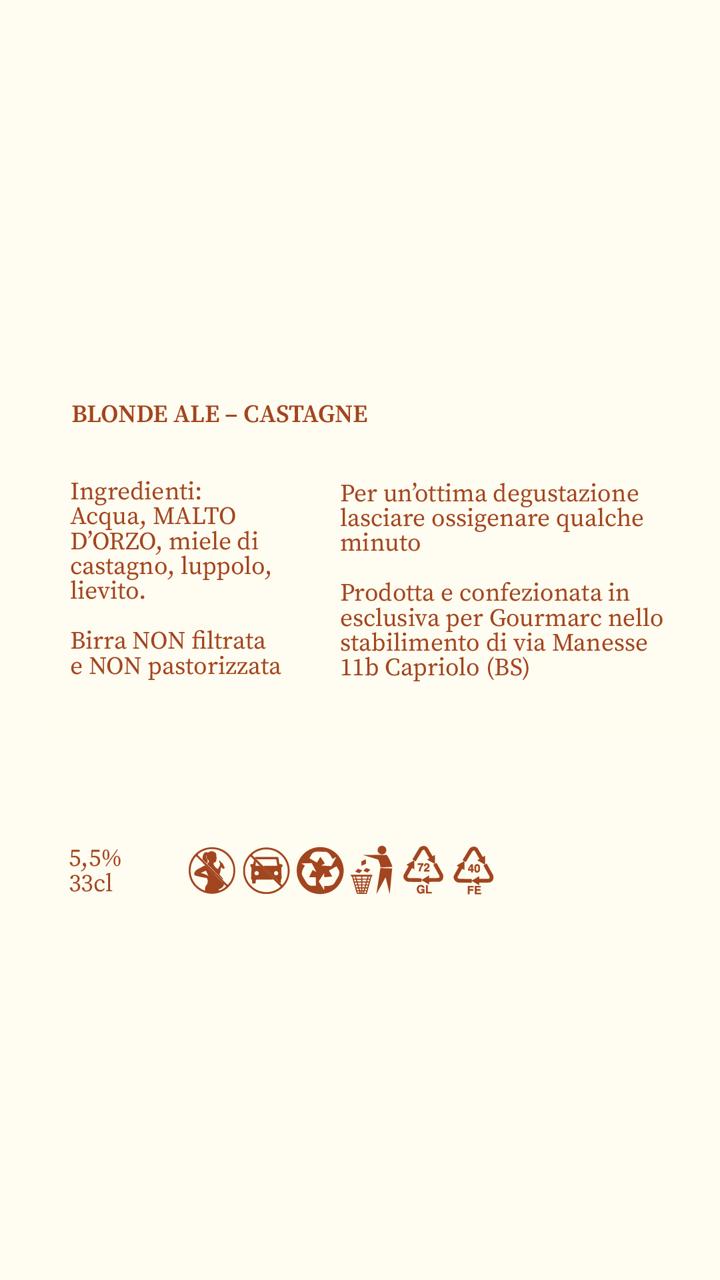 ORFANICA - Blonde Ale 33 cl. (cartone da 8 bottiglie)