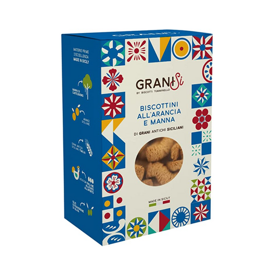 Biscottini all'arancia e manna 210 g - Tumminello