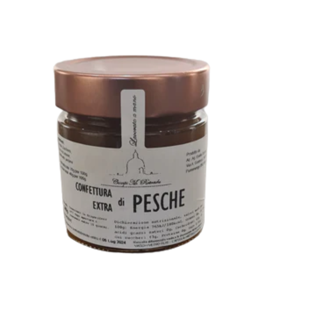 Confettura Extra di Pesche 240 gr. - Emilio Stroppa