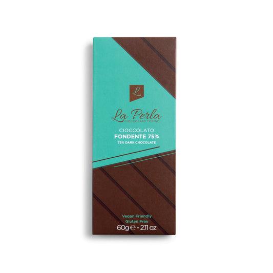 Tavoletta di Cioccolato Fondente 75%. 60g - La Perla