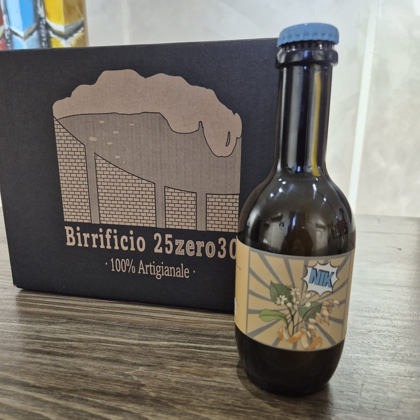 Birra Artigianale NIK - Blanche - Birrificio 25zero30 (cartone da 8 bottiglie)