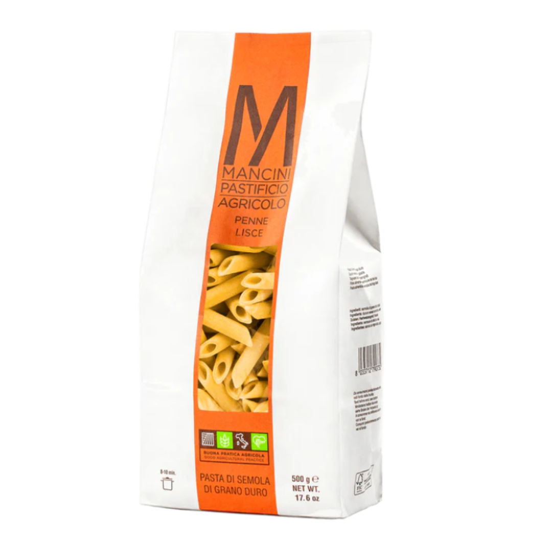 Penne Lisce 500 gr. - Pastificio Mancini