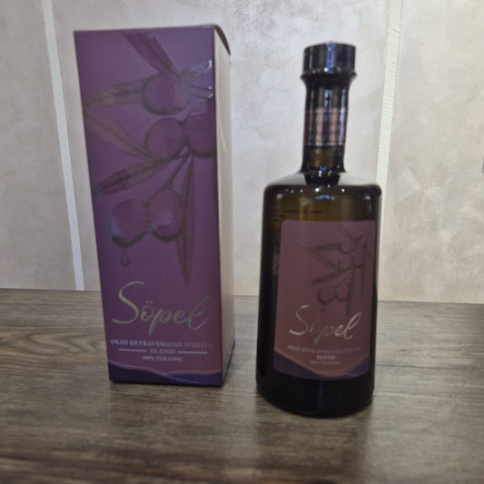 Olio Extravergine di Oliva  “Sopel" Blend 100% italiano - 0,5 L