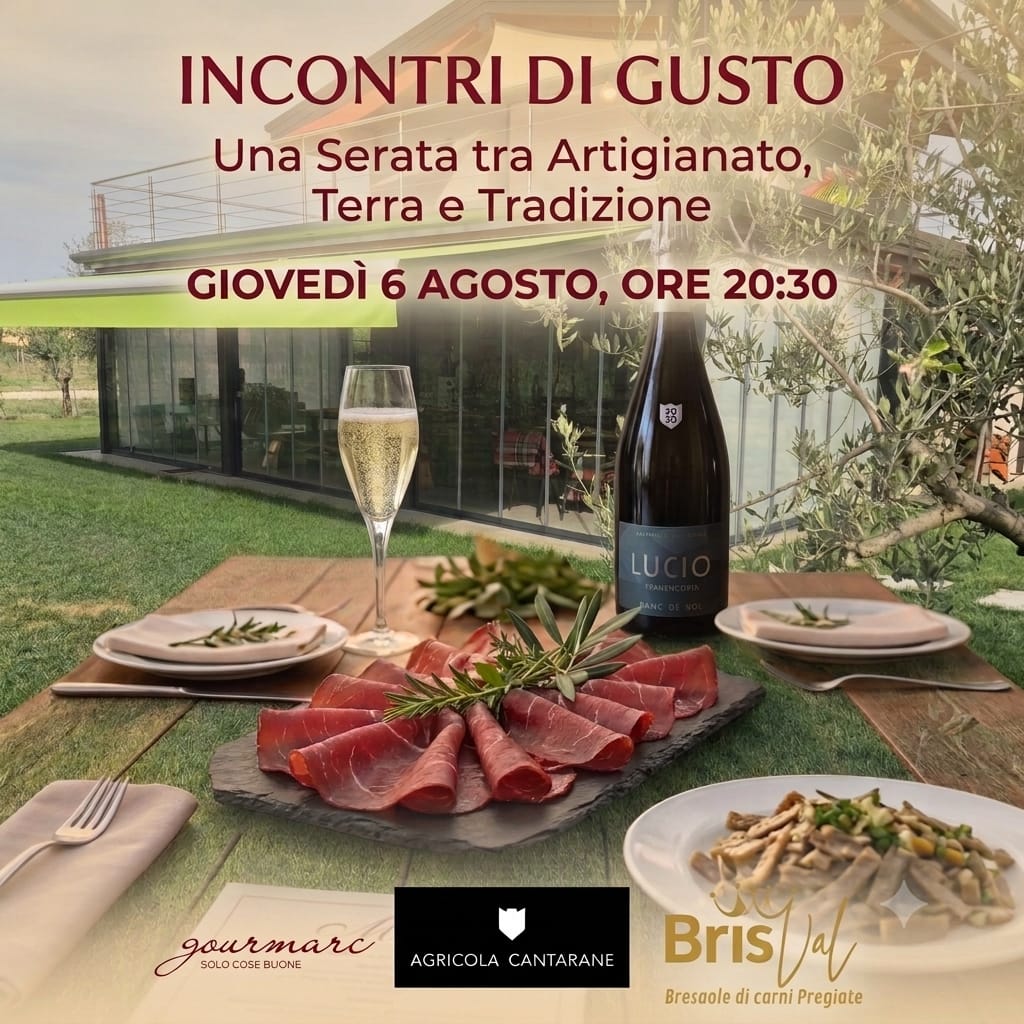 Cena d'Autore: Agricola Cantarane, Gourmarc e Brisval