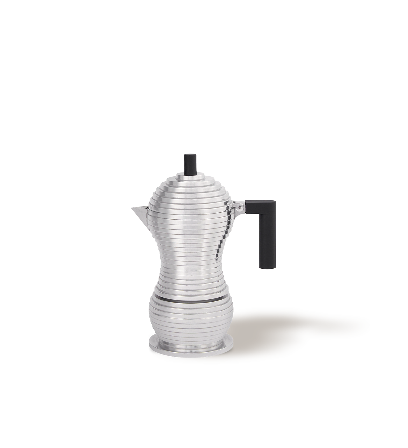 Alessi Pulcina – Caffettiera Moka 3 Tazze per Fornello a Gas