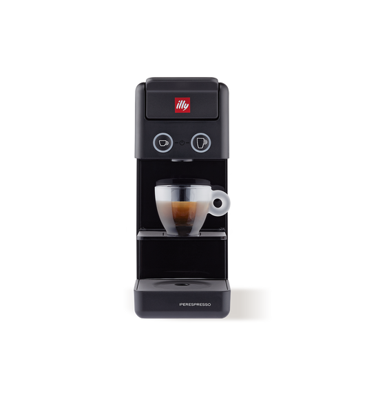 Illy Y3.3 Espresso & Coffee Nera - Macchina da Caffè Iperespresso