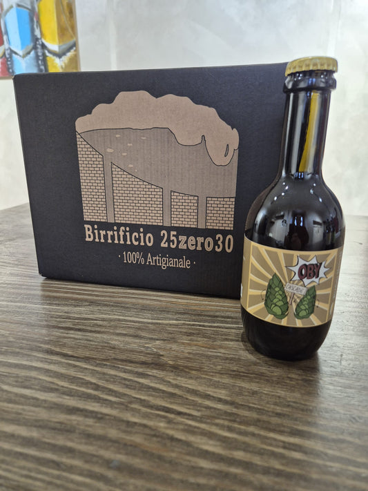 Birra Artigianale OBY- Best Bitter- Birrificio 25zero30 (cartone da 8 bottiglie)